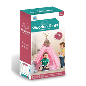 1.5M hauteur indien <span class=keywords><strong>Tipi</strong></span> tente modèle 3D bricolage filles <span class=keywords><strong>princesse</strong></span> château tente modèle rose auvent tente jouet pour fête - Product Image 1