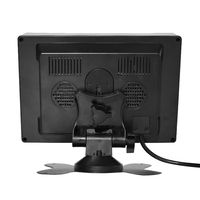 Monitor Dual CVBS de 7 Pulgadas, Entrada AV de 2 Canales, Conectores M12/RCA, DC12-35V, 1024 x 600, Monitor para Vehículos, Camiones y Vehículos Industriales