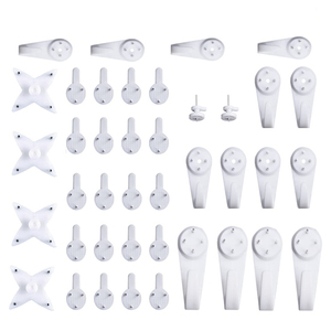 Crochets muraux sans trace <span class=keywords><strong>pour</strong></span> photos, clous à béton, crochets en plastique sans trace, porte-photos sans trace - Product Image 1