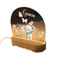 Veilleuse LED 3D en acrylique personnalisée pour propriétaires de magasins de bébés et d'enfants Neonawall, alimentée par USB, pour chambre d'enfant, cadeau d'anniversaire, décoration