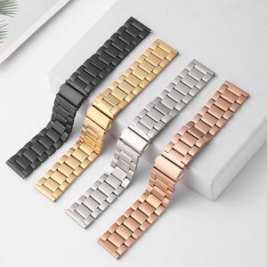 Bracelets de montre en acier inoxydable 316L pour <span class=keywords><strong>Huami</strong></span> <span class=keywords><strong>Amazfit</strong></span> Active 2 bracelets en acier universels 20mm 22mm pour Samsung Galaxy Watch 7 <span class=keywords><strong>6</strong></span> - Product Image 4