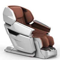 Fauteuil de massage intelligent Shiatsu 4D Super Deluxe pour tout le corps, avec rail SL automatique et fonction électrique