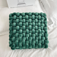 En gros Tricot Coussin Délicatesse Petit Carré Chaise Coussin Canapé Dossier En Peluche Oreiller Baie Fenêtre Coussin