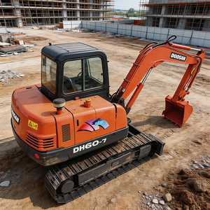 Excavadora Hidráulica Usada Doosan Dx60 en Estado 90% Nuevo, Excavadora de Cadenas de Segunda Mano para Construcción - Product Image 5