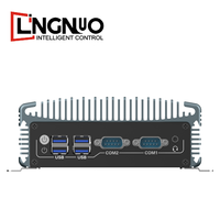 Ordinateur industriel sans ventilateur populaire Intel CPU personnalisable RAM SSD double LAN Multi COM Durable Structure robuste Mini Pc