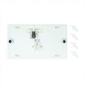 Kit de Placa de Soporte para Mecanismos de Sistemas HVAC, Base de Montaje de Plástico Blanco con Tornillos y Clips - Product Image 3