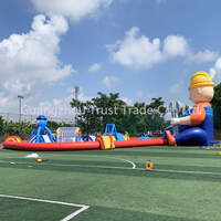 Toboggans de jeux aquatiques extérieurs pour adultes parc aquatique piscine toboggan aquatique gonflable géants commerciaux