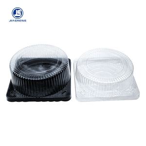 Scatola Rotonda Trasparente in PET per Confezionamento Torte con Vassoio <span class=keywords><strong>Nero</strong></span> Processo Blister per Conservazione Alimenti Utilizzata per Panetterie - Product Image 6