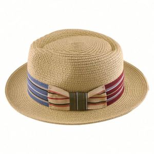 Nuevo Sombrero Fedora de Paja Casual para Hombre, Estilo Jazz, Protección Solar para Primavera y Verano - Product Image 6
