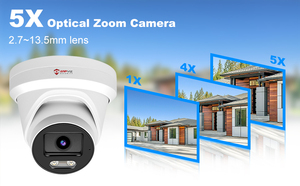 Caméra IP Anpviz 8MP, stock US, caméra de sécurité tourelle POE extérieure, détection intelligente des personnes/véhicules, WDR, H.265+, zoom optique 5X - Product Image 3