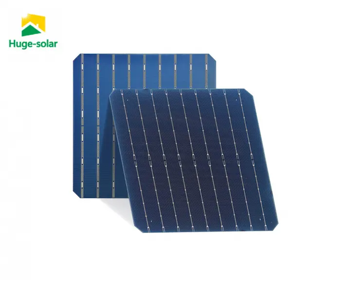 Manufacturer Huge Solar High Efficiency Mono 166mm Perc Double Glass Solar Cells
