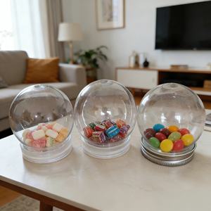 Pot en <span class=keywords><strong>plastique</strong></span> PET de qualité alimentaire de 500 ml pour bonbons, conteneur <span class=keywords><strong>transparent</strong></span> pour biscuits, emballage pour noix avec bouchon à vis - Product Image 5