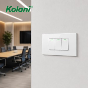 Painel de Controle Oculto para Interruptor de Luz de Parede Modular DIY de 3 Seções, Tamanho 120, PC à Prova de Fogo para Casa, Apartamento, Hotel, Escritório - Product Image 6