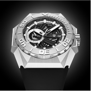 PD-YS007 Montre mécanique automatique en acier haut de gamme Paganidesign pour hommes avec grand cadran et calendrier - Product Image 4