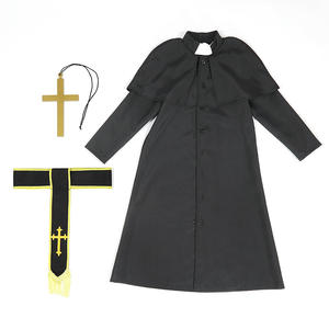 Disfraz de Sacerdote Medieval de Lujo para Niños, Disfraz de <span class=keywords><strong>Padrino</strong></span> para Fiesta de Halloween - Product Image 6