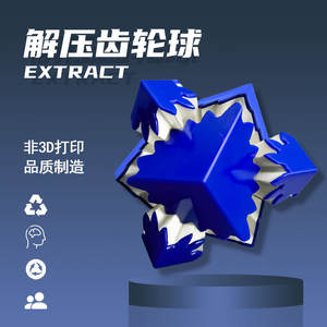 Juguetes Antiestrés Giratorios de Plástico Impresos en 3D con Forma de Engranajes, Juguetes Sensoriales para Autismo y Alivio de la Ansiedad, <span class=keywords><strong>Alta</strong></span> Calidad - Product Image 5