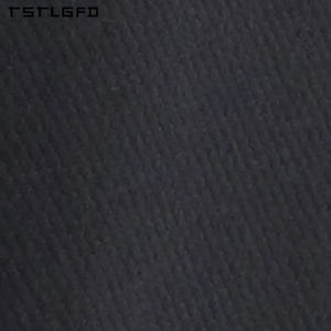 Pantalones de Traje Holgados E-CLO para Hombre, Sostenibles, Cintura Media Elástica, Estilo Informal de Oficina, Diseño de Parches, Frente Plano - Product Image 6