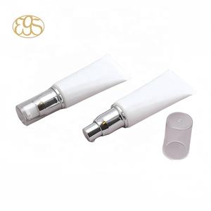 Tube souple en plastique pour sérum pour les yeux, fond de teint, crème pour le visage, conteneur cosmétique sans air, pompe, LDPE, HDPE, MDPE, écologique, réutilisable - Product Image 5