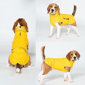 Capa de Chuva de Luxo para Cães em Poliéster Sólido Ecológico, Impermeável e à Prova de Vento, Sem Mangas, Jaqueta para Cães de Primavera e Outono - Product Image 4