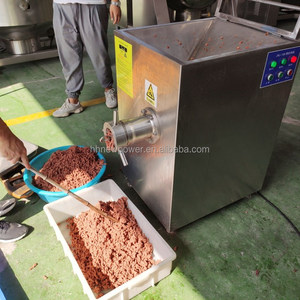 Máquinas Picadoras de Carne Congelada de Acero Inoxidable 304, Dispositivo Comercial para Moler Chile de 1000 kg por Hora a Bajo Precio - Product Image 3