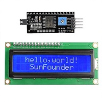 Modul Tampilan SunFounder PCF8574 I2C/TWI LCD1602 Kompatibel dengan Raspberry Pi