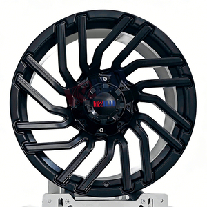 Rines Forjados de 24 Pulgadas Pintados en Negro, Rines Forjados Personalizados de Una Pieza - Product Image 5