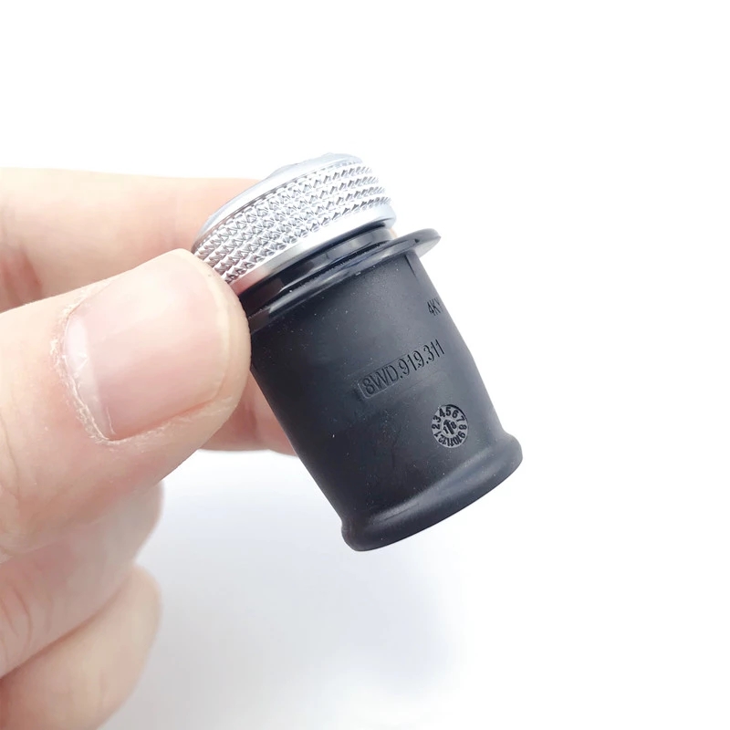 audi cigarette lighter cover Chrome-plated Cigarette Lighter Plug for Audi A3, A4, A5