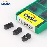 Tête de fraise DMIX MFH03R à alimentation rapide, indexable, à haute vitesse de déplacement, revêtement TiAlN, coupe à droite, ODM/OEM LOGU03, pour fraisage de matériaux durs