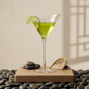 Verres à cocktail en verre écologiques créatifs CRYSTAL COAST, gobelets à martini à tige torsadée, 500-1000 ml, vaisselle moderne pour bar et fêtes - Product Image 5