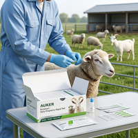Kit de test rapide de grossesse précoce pour chèvres et moutons, portable, sur site, sans équipement de laboratoire requis, détection rapide, fermes d'élevage de moutons et de chèvres