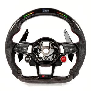 Volant en carbone LED pour Audi R8 A4 A5 A6 A7 S3 S4 S5 RS3 RS4 RS5 RS6, mise à niveau de l'ancien au nouveau, remise directe usine en stock - Product Image 3