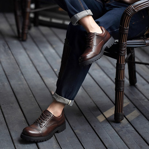 Nuevo Diseño 2026 - Zapatos Formales de Negocios para Hombre, de Cuero, con Suela Gruesa y Elevada, de Alta Calidad y Lujo - Versátiles - Product Image 3