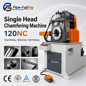 Máquina biseladora de tubos, máquina biseladora automática de pernos, máquina biseladora doble y simple - Product Image 1