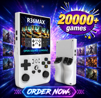Console de jeu R36MAX, console de jeu vidéo, console de jeu rétro, lecteur de jeu portable, console de jeu portable, appareil de jeu