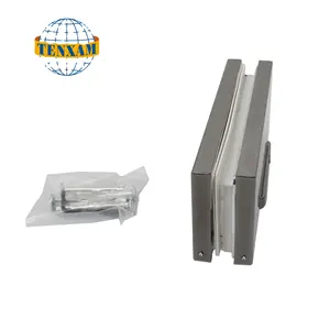 TENXAM Factory Price Door plus Hydraulic Patch Hole Spring Floor Concealed No Digging Floor Hinge Two Way Glass Door Closer