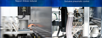 Perceuse CNC 6 côtés pour le travail du bois avec servomoteur Huichuan et paquet de forage de précision