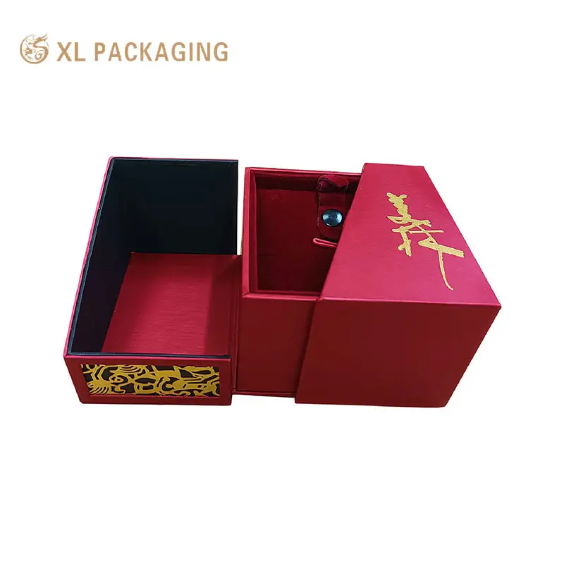 Scatola di carta personalizzata confezione a forma di spilla per gioielli con scatola di carta con inserto in spugna