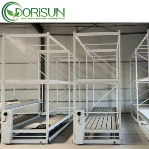 ชั้นวางของแบบเคลื่อนย้ายได้, ม้านั่งหมุนได้ถาด ABS พร้อมไฟไฮโดรโปนิกส์สีเขียวหลายชั้นอลูมิเนียมเห็ดในร่ม - Product Image 2