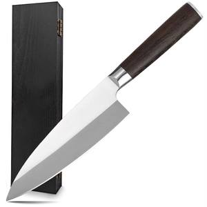 <span class=keywords><strong>Couteau</strong></span> à <span class=keywords><strong>sushi</strong></span> Deba de 8 pouces couteaux japonais de haute qualité Sashimi poisson saumon Deba avec manche en bois - Product Image 5