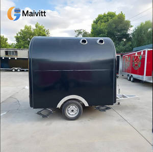 Mobiele Voedselsnackproductie Fastfoodkar-Zwart Zonnescherm Model Mobiele Eetkar - Product Image 5