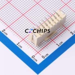 ZX-HY2.0-8PLT Wire-to-Board Pin Header SMD,P=2mm Connector 1x8P 2mm Vertical Mount HY - Product Image 2