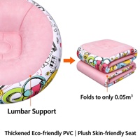 Canapé gonflable floqué portable d'extérieur, chaise longue gonflable pliable avec imprimé graffiti pour le camping et la maison