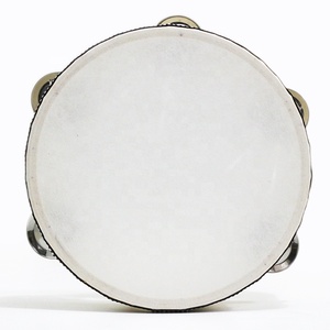 thumbnail image 2 of Wedding Tambourines 30 Pcs 4 Inch - Wooden Handheld Drums With 2 of 11