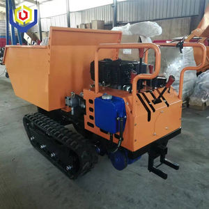 Chargeur de jardin de 1000 kg, <span class=keywords><strong>brouette</strong></span> motorisée, mini chargeur sur chenilles, moteur principal, pompe, boîte de vitesses, hydraulique, auto-déchargement - Product Image 4