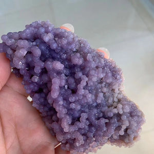 Cluster di agata di cristalli di guarigione di pietra minerale di agata viola di quarzo spirituale naturale - Product Image 3