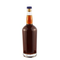 Bouteille en verre vide pour boissons, usage industriel, vin de fruits, fabrication artisanale, aromathérapie, couvercle hermétique, distribution en gros, W020