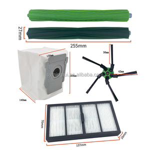 Kit de bolsa limpiadora de filtro Hepa con cepillo lateral principal de rodillo para Irobot Roombas S9 S9 + piezas Plus Series Robot piezas de vacío - Product Image 3