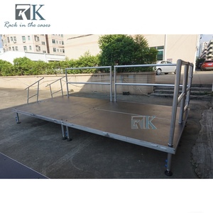 Escenario de Aluminio con Rampas para Festivales al Aire Libre, Escenario Estable de Cuatro Patas - Product Image 3