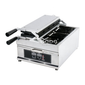 Phong Cách Mới Điện Cá Ice Cream Cone Taiyaki <span class=keywords><strong>Waffle</strong></span> Máy Làm Thương Mại Taiyaki Xuất Bánh Quế Với Hoán Đổi Cho Nhau Tấm - Product Image 2