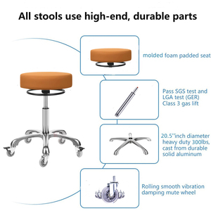 Mobilier de salon professionnel 360 °   <span class=keywords><strong>Chaise</strong></span> de beauté réglable, tabouret de barbier à vendre - Product Image 4